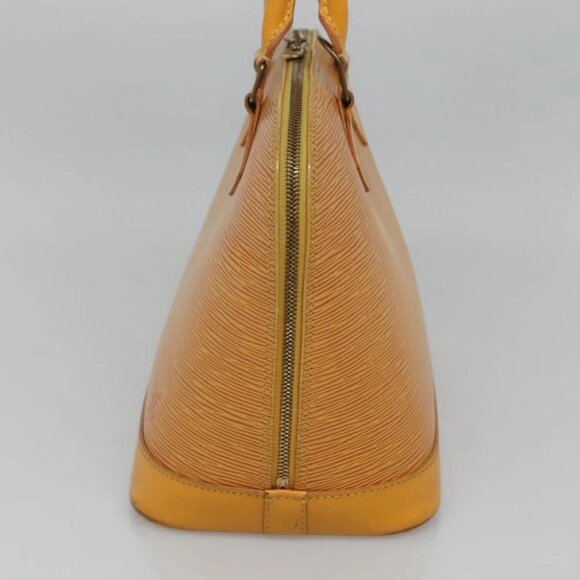 LOUIS VUITTON Epi Alma Hand Bag Yellow M52149 LV Auth 116021 - Picture 8 of 16